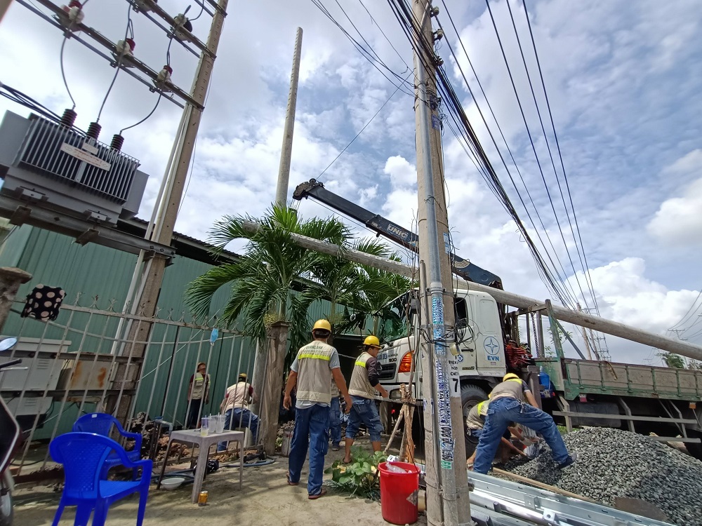 xây lắp điện Quang Anh