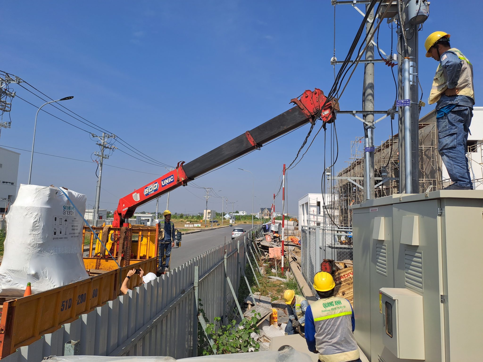 Industrial electric systems setup