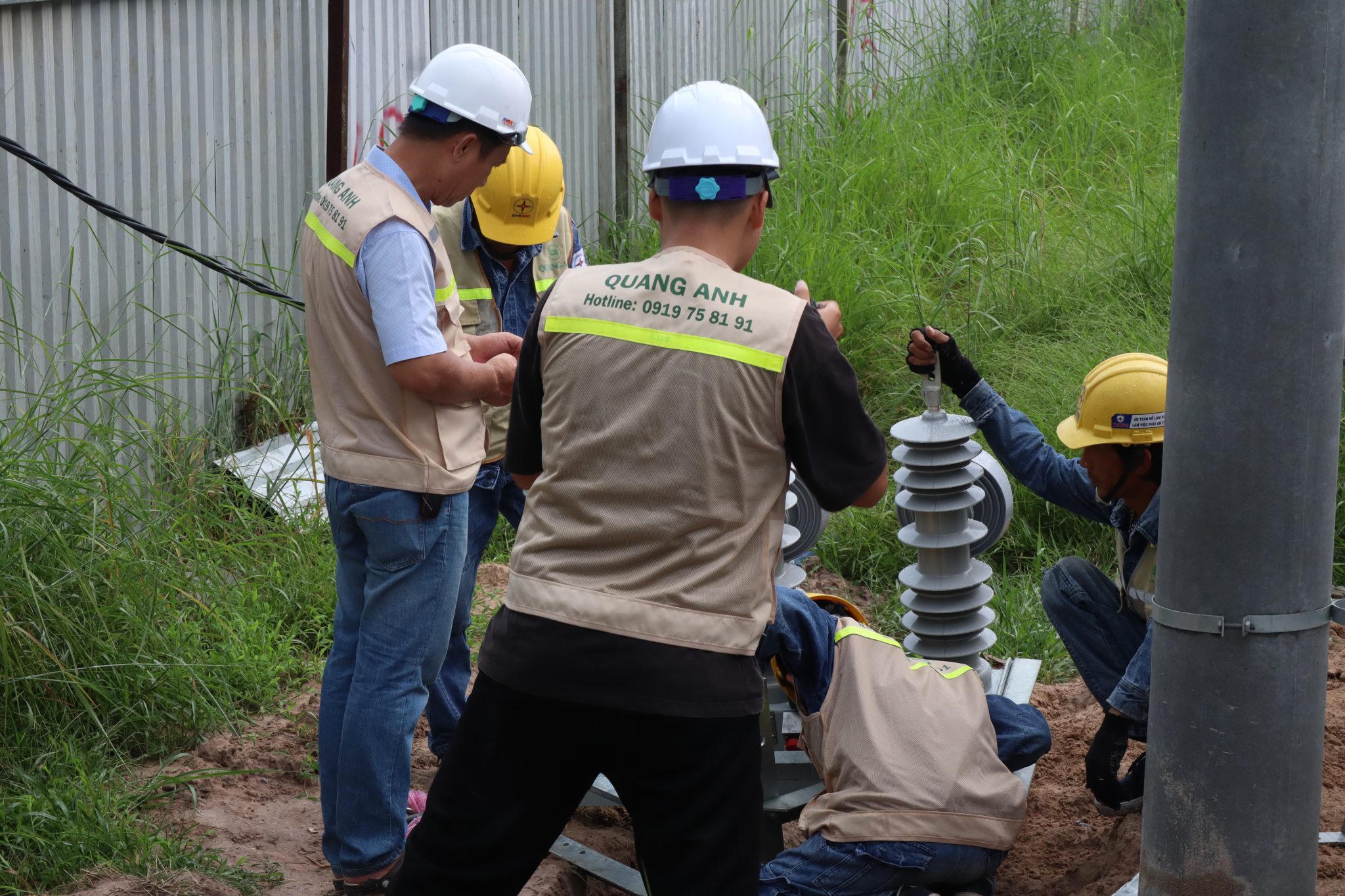 1250kVA 変電所の技術的な図表。