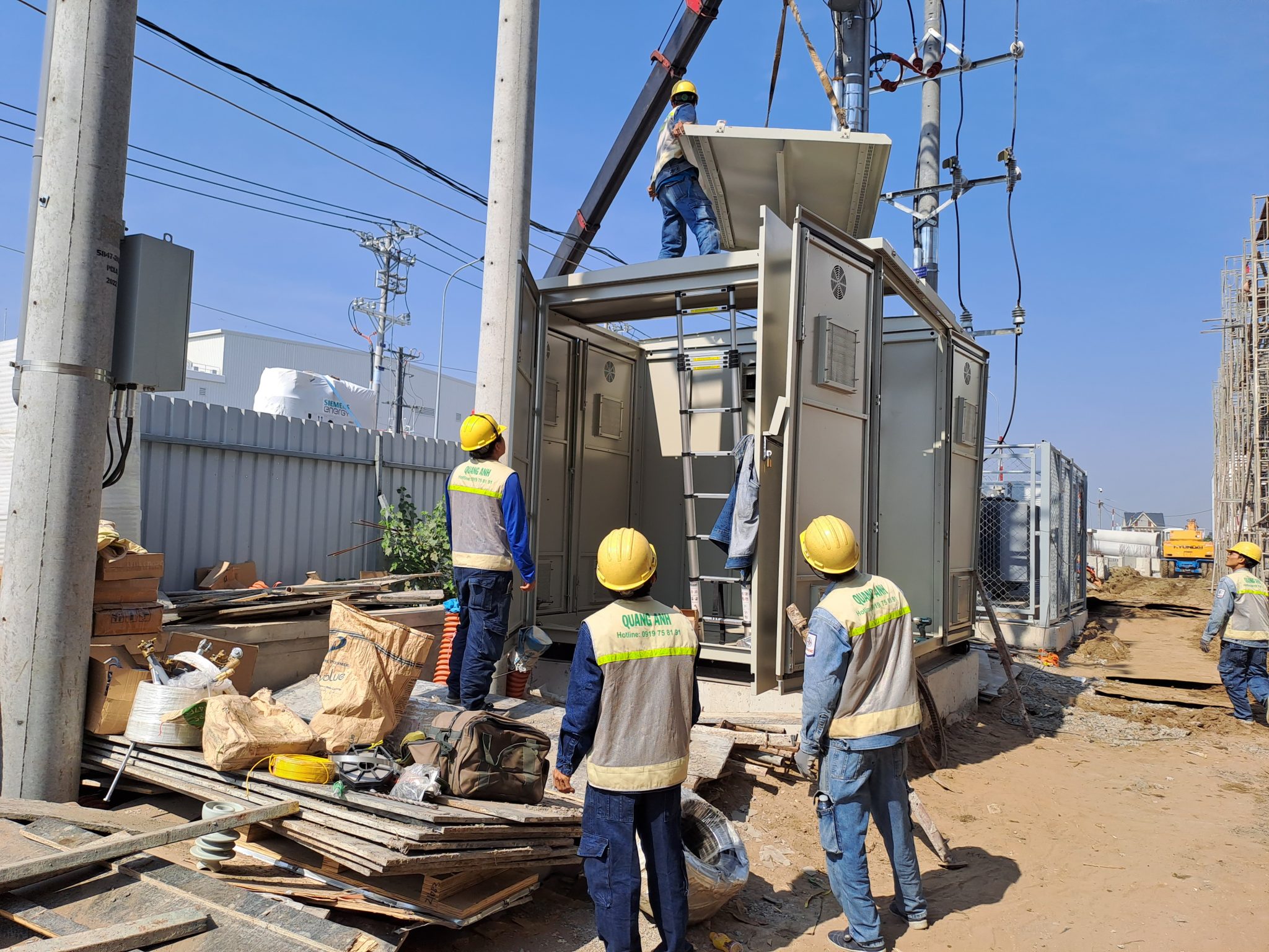 変電所の位置調査 変電所の位置調査