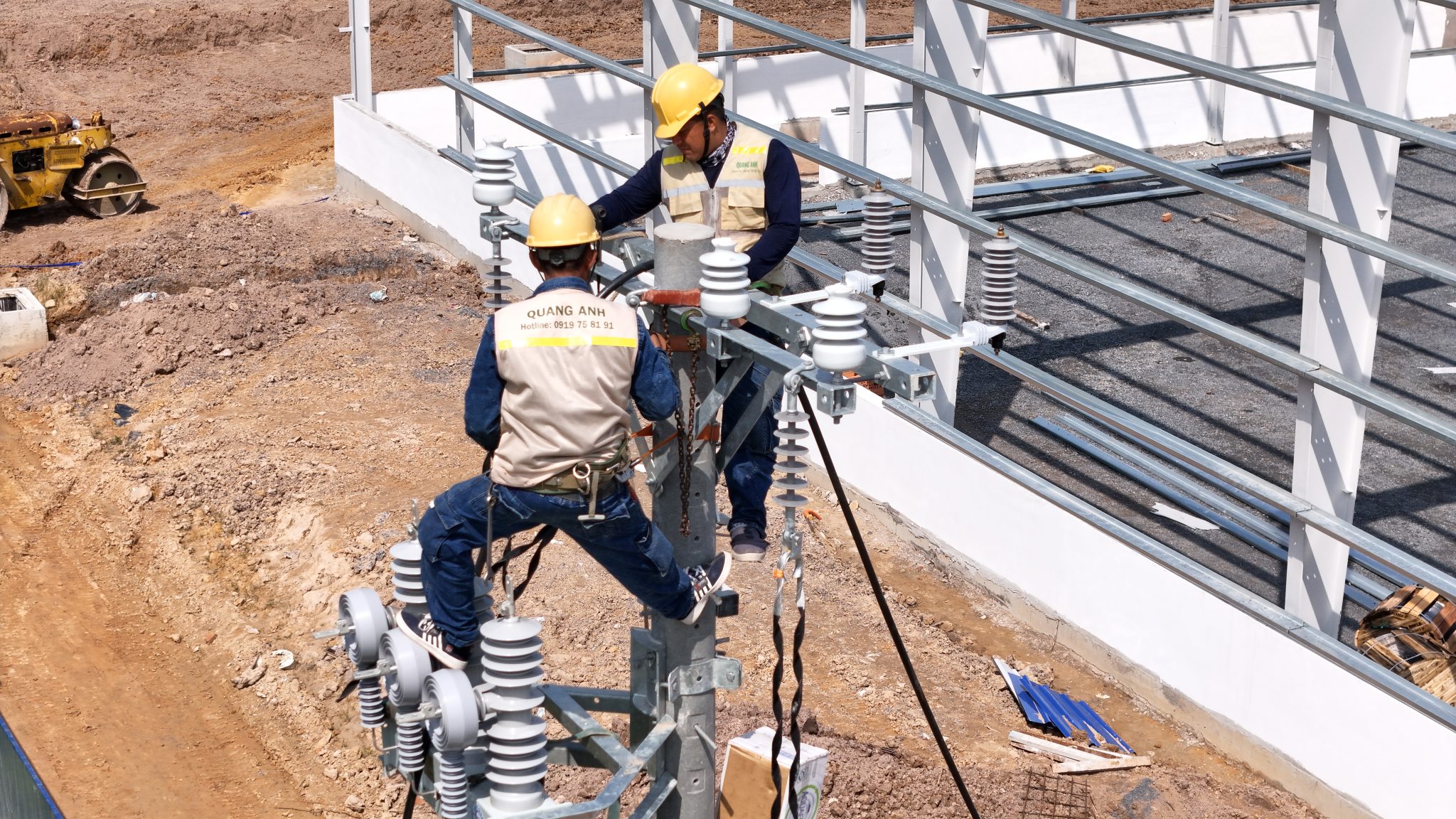 産業用電気システム施工 工場の産業用電気システム