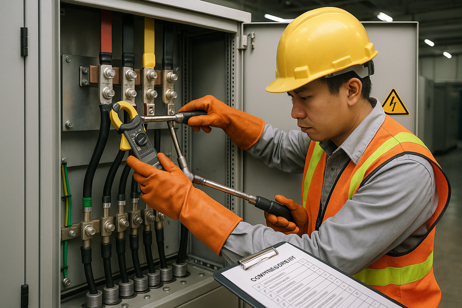 Tư liệu kiểm tra trước đóng điện tủ MSB nhà máy